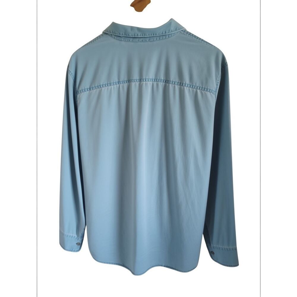 Tommy Bahama Men’s Blue Long Sleeve Button Down Shirt Relaxed Coastal Resort L - Picture 3 of 6